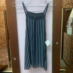 Looks new Blue and White Striped top